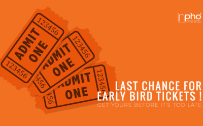 Last chance for Early Bird tickets !